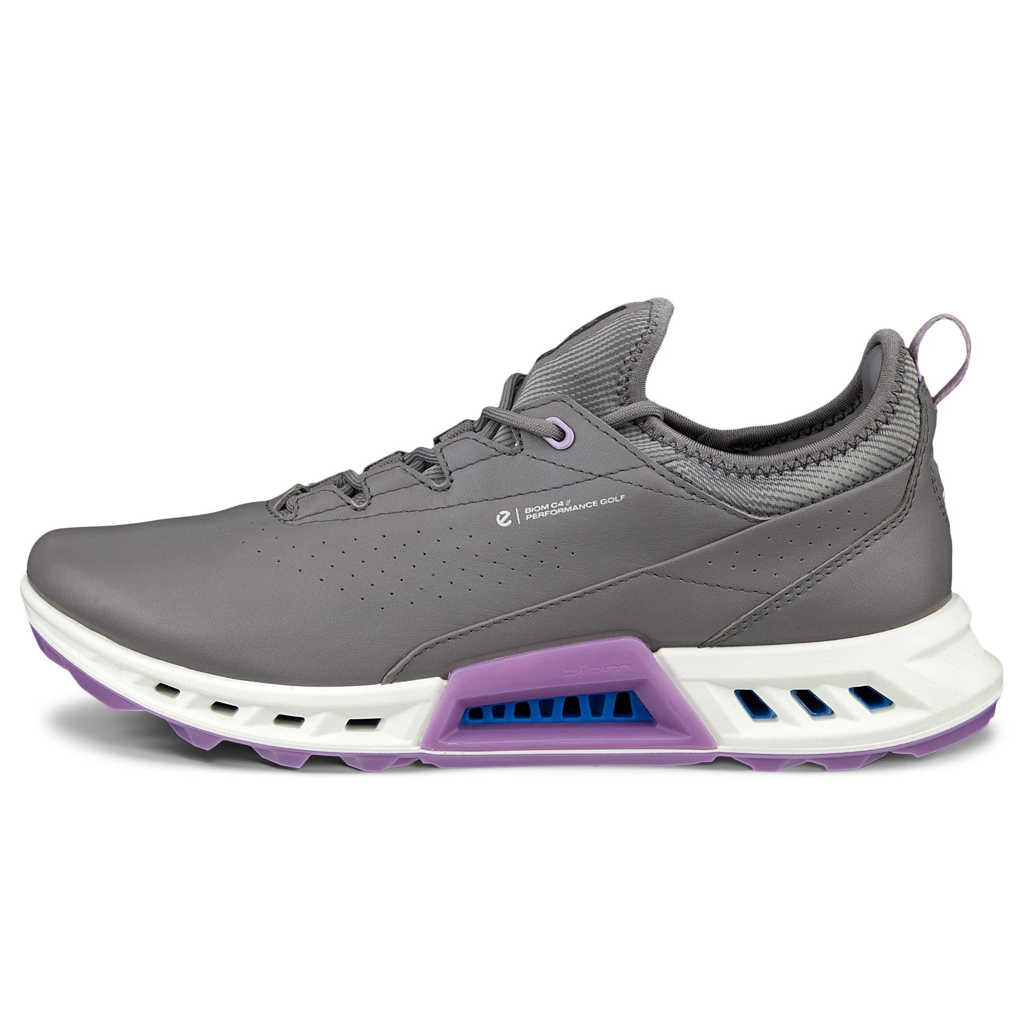 Ecco Biom C4 Gore-Tex Ladies Golf Shoes Steel/Lavender Mist
